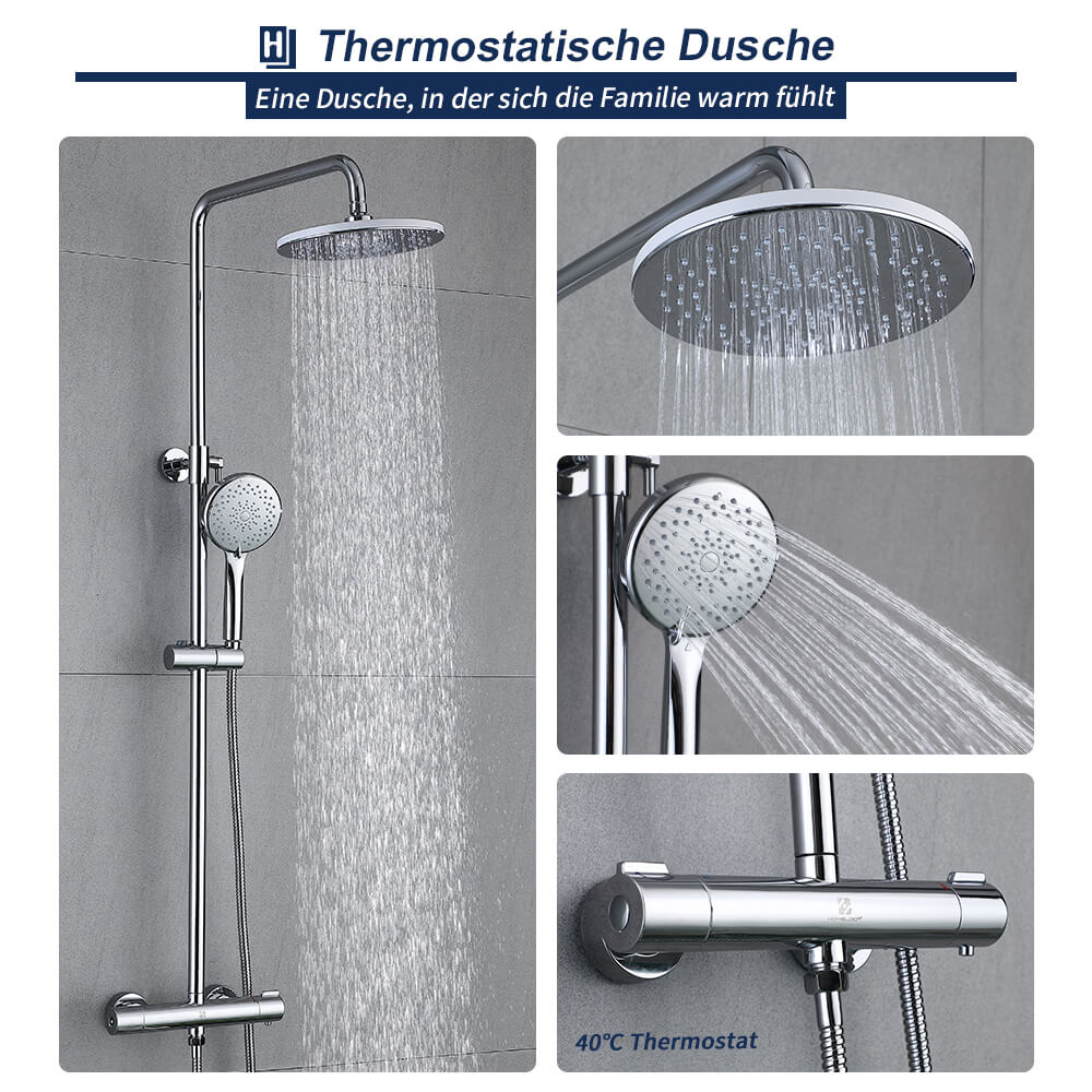 dusch-sets kaufen thermostat duscharmatur