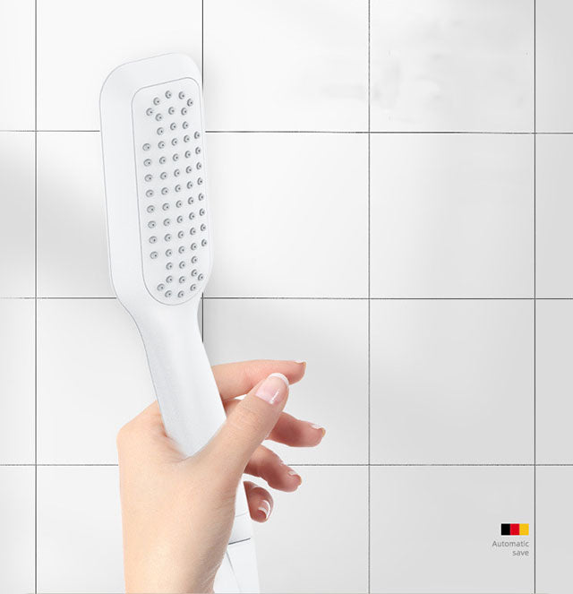 Homelody Luxuriöse Thermostat-Duschsäule mit Dreifach übergroße Regale Duschset und Wasserfall-Auslauf