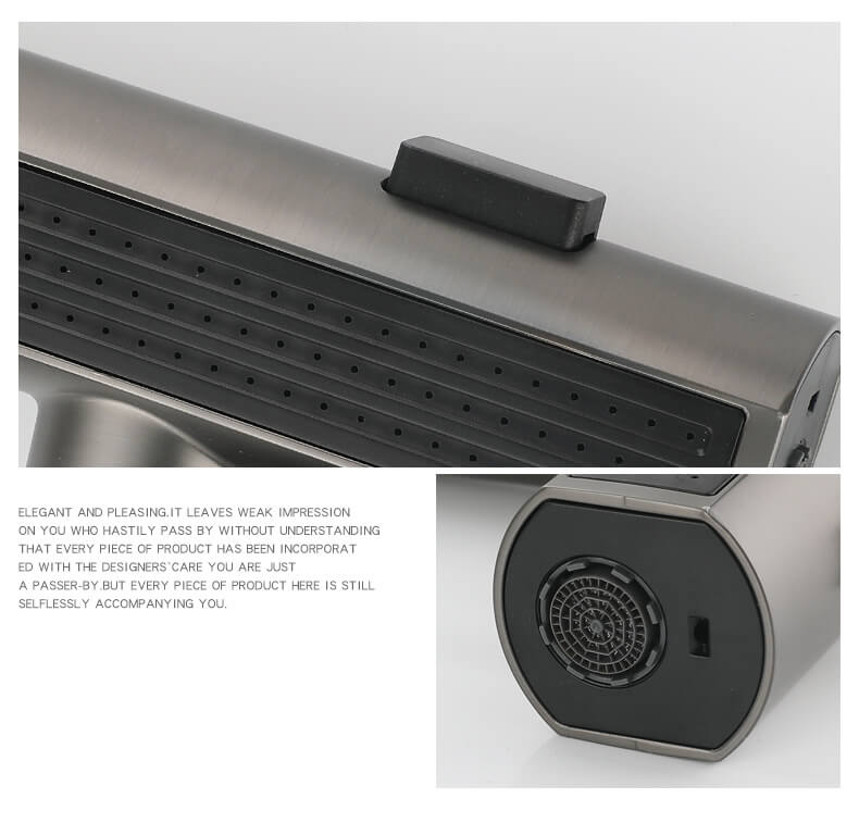 Homelody Messing Multifunktions-Küchenarmaturen zum Herausziehen, 360° Drehbar und dehnbare Küchenarmaturen mit Digitalanzeige
